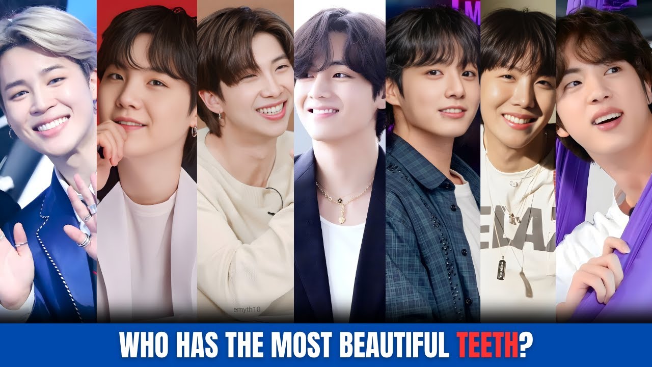 Ranking of BTS Members with the Neatest Teeth!