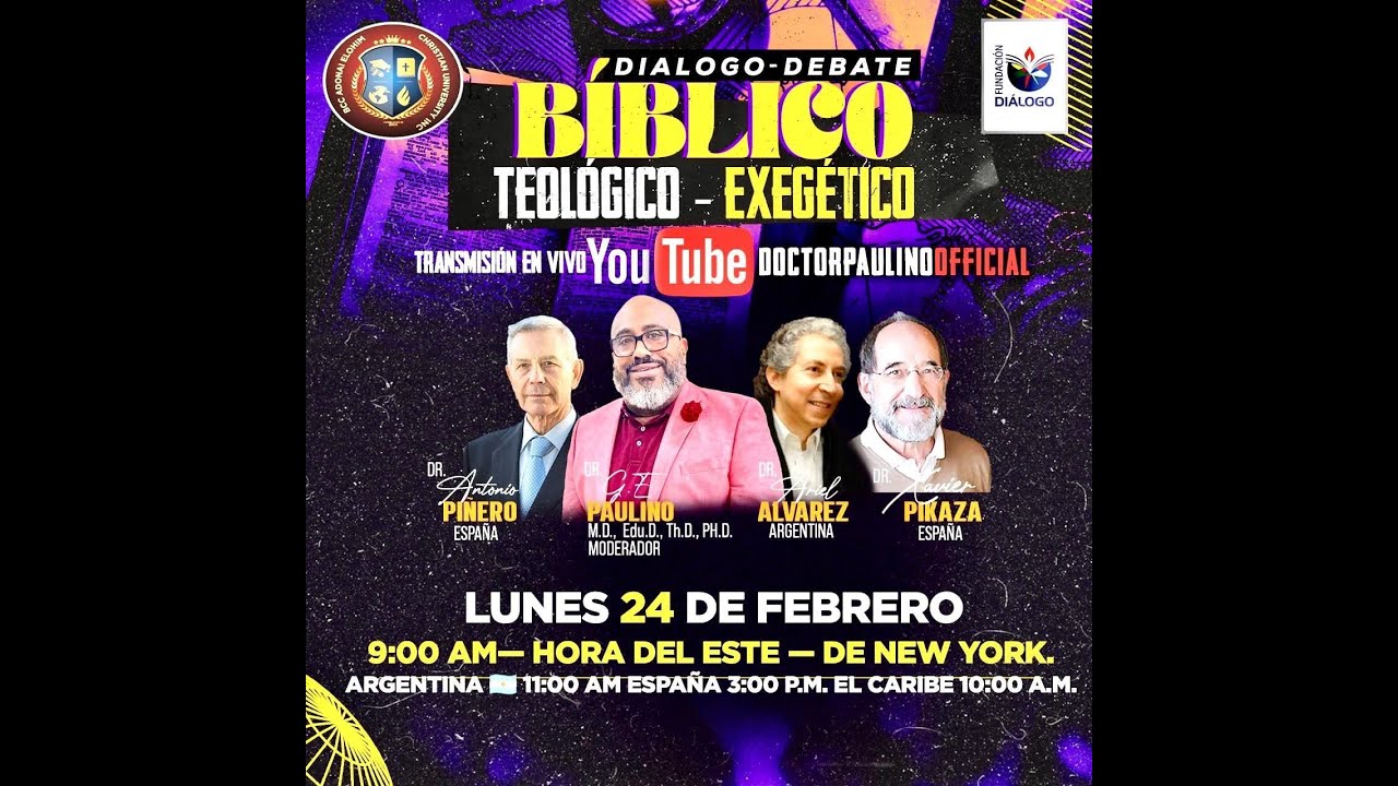Diálogo - Debate bíblico a cargo de los dres. Pikaza, Piñero y Álvarez Valdés