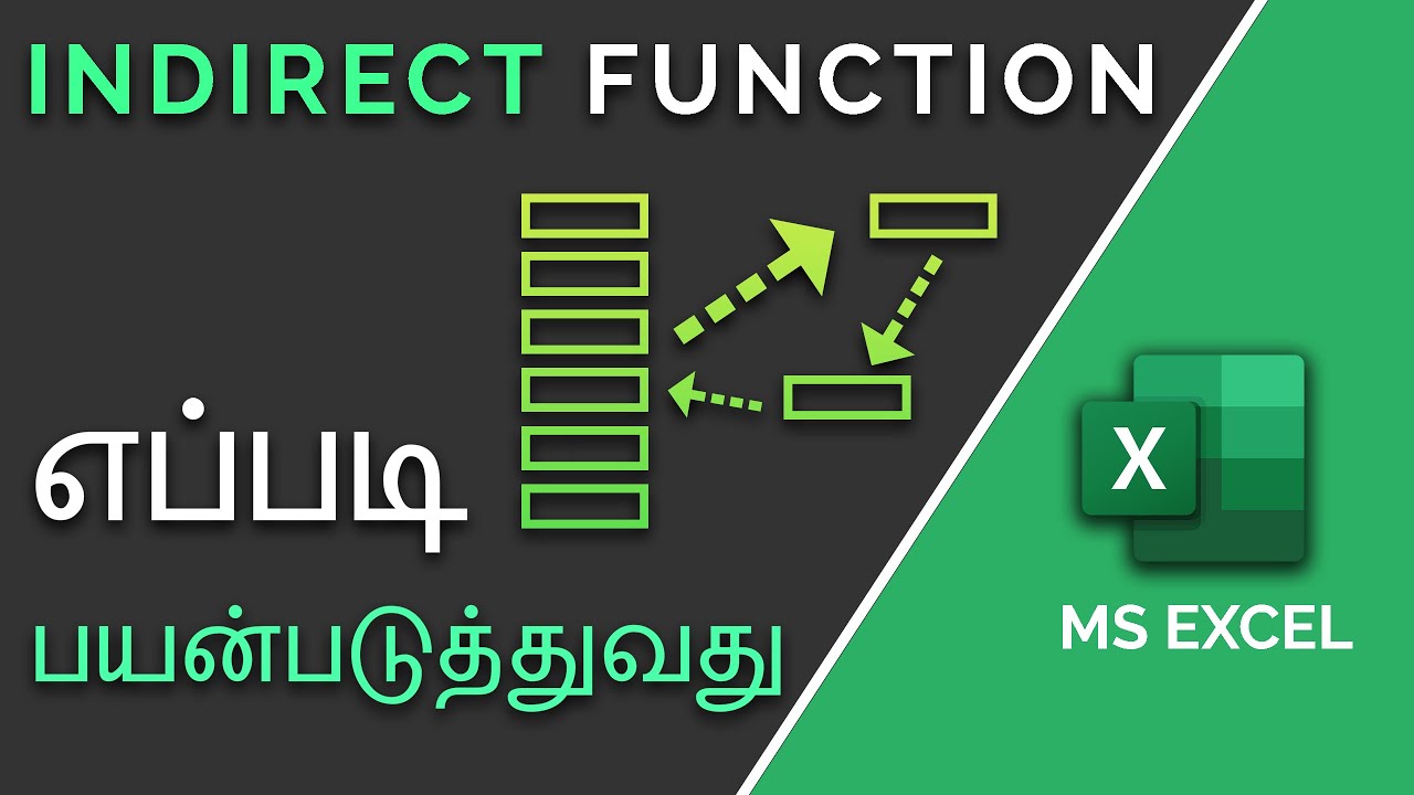 Excel Indirect Function in Tamil