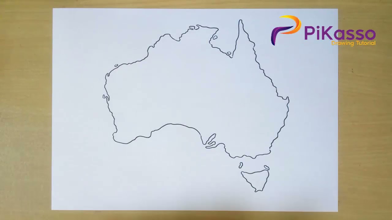 How to Draw Australia Easy