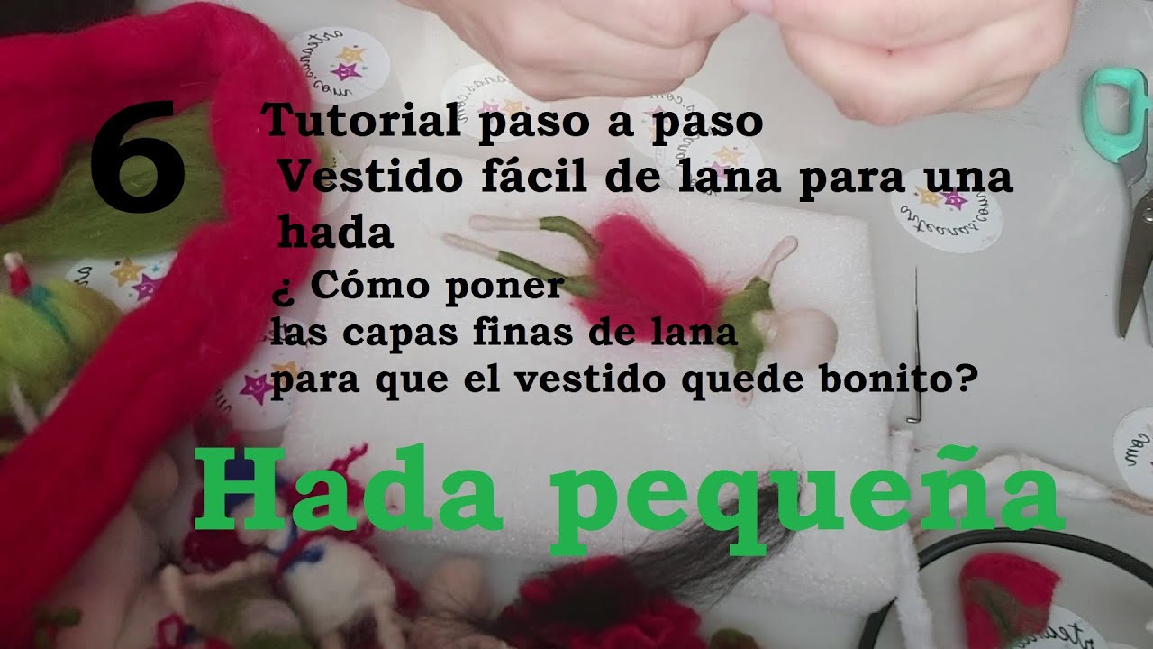 Hada de fieltro tutorial paso a paso,6,hada pequeña