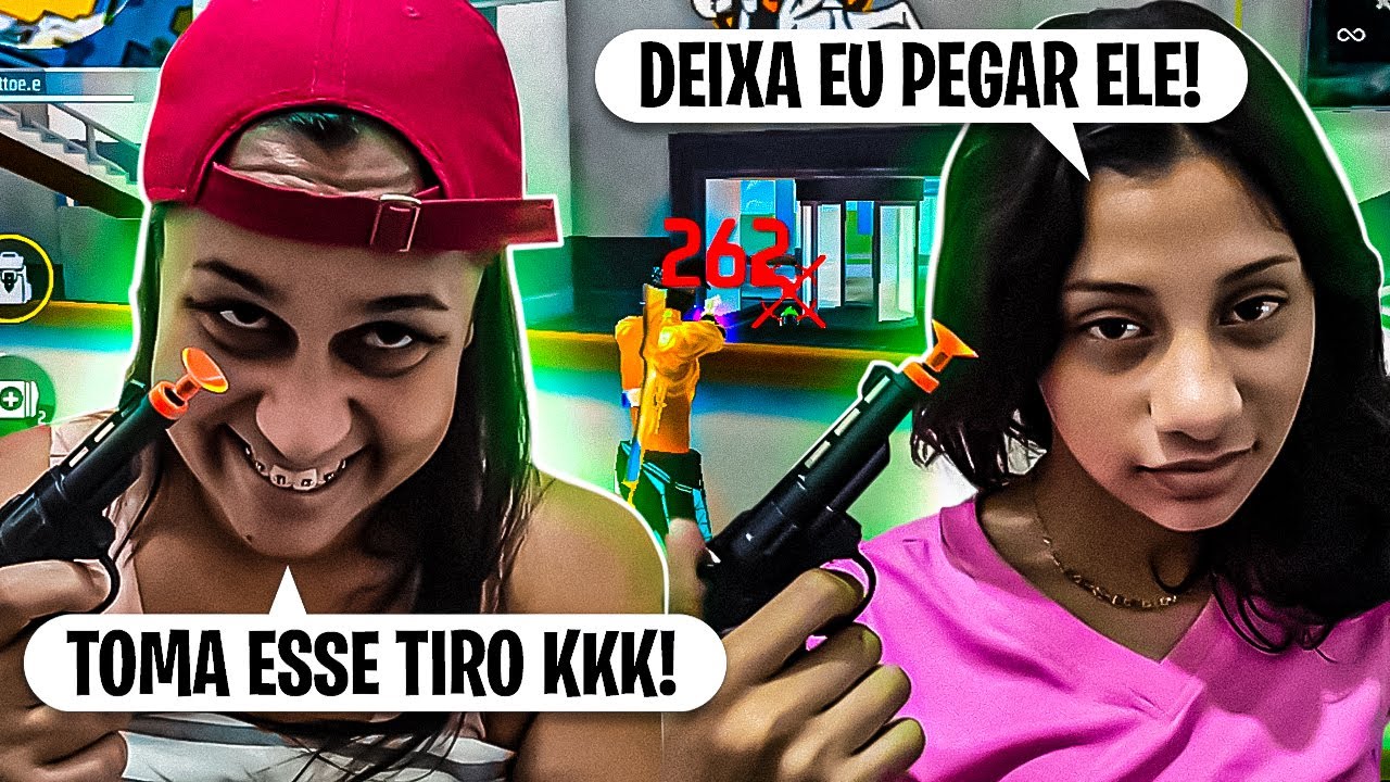 NUNCA FAÇA ESSA TROLLAGEM PESADA COM SUA IRMÃ E SUA MÃE NO X1 FIZ ELAS GRITAR MUITO KKK FREE FIRE 😭