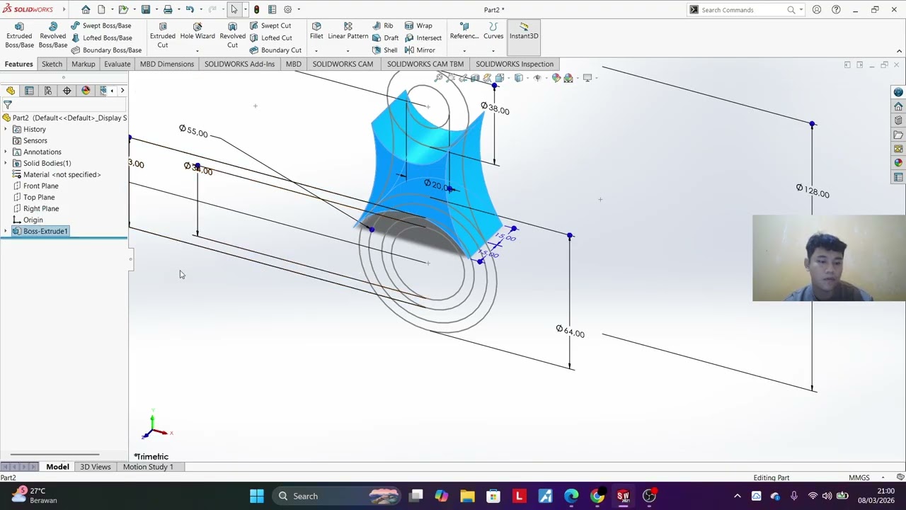 Solidworks Exercise 12