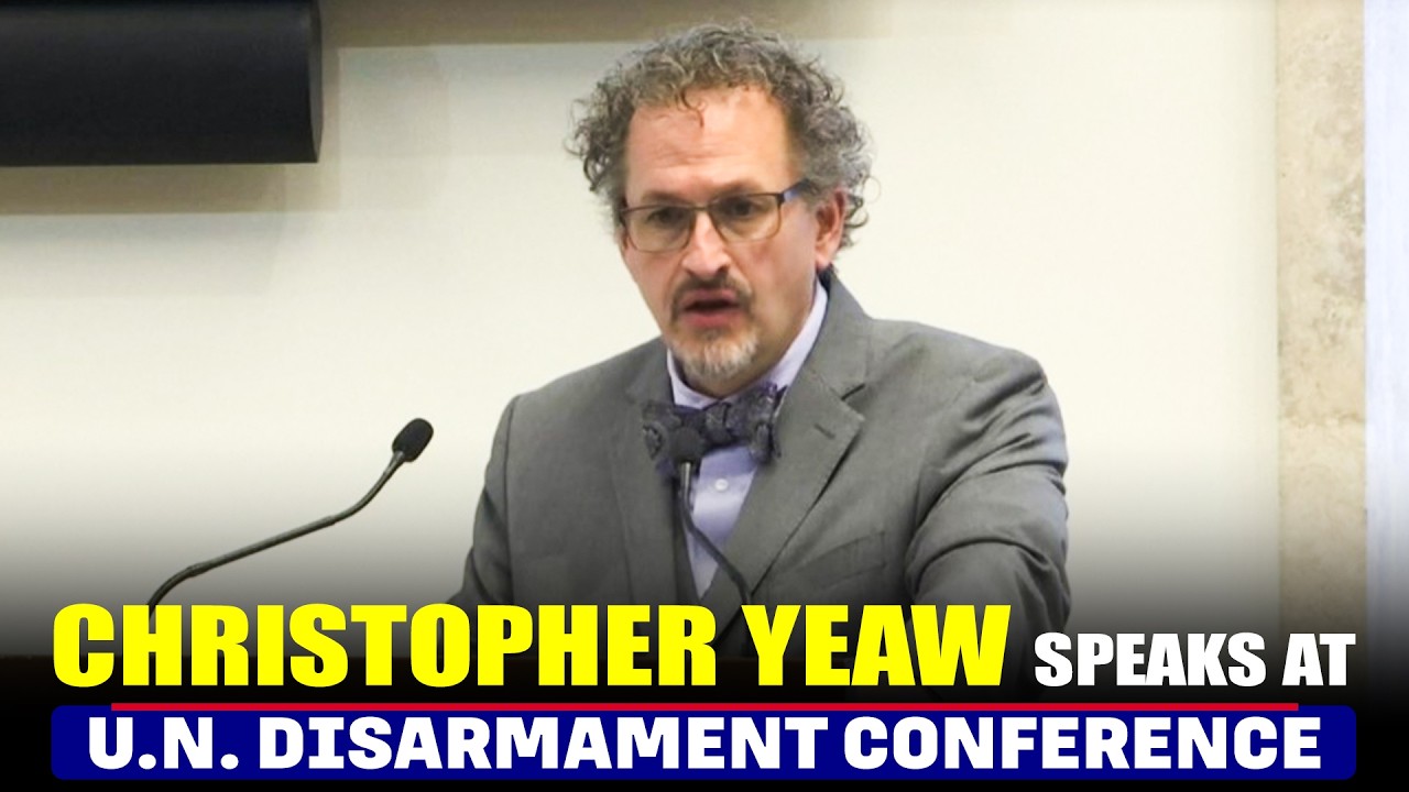 LIVE: Assistant Secretary of State Christopher Yeaw address at UN conference amid US-Iran Tensions