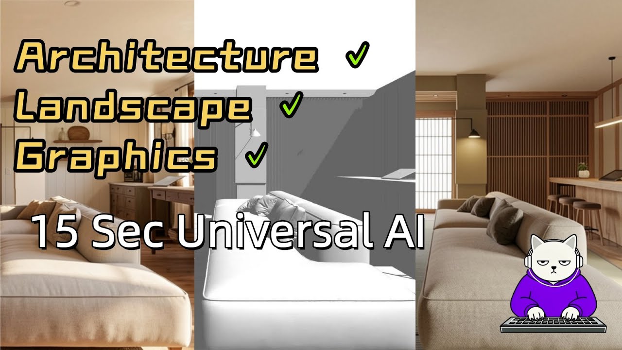 【Comfyui】Perfect Consistency Across Architecture, Landscape & Graphics&mdash;15 Seconds Each