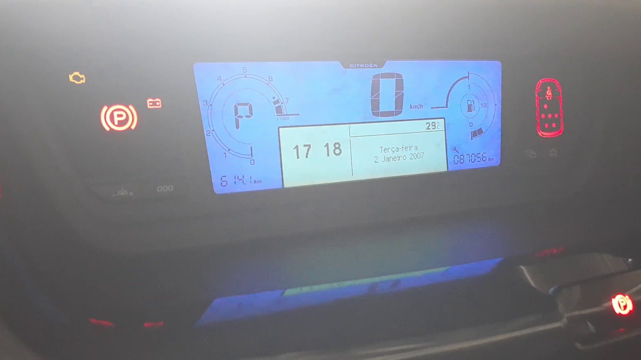 c4 grand picasso defeito luz acesa do abs no painel, controle de tração e do freio estacionario