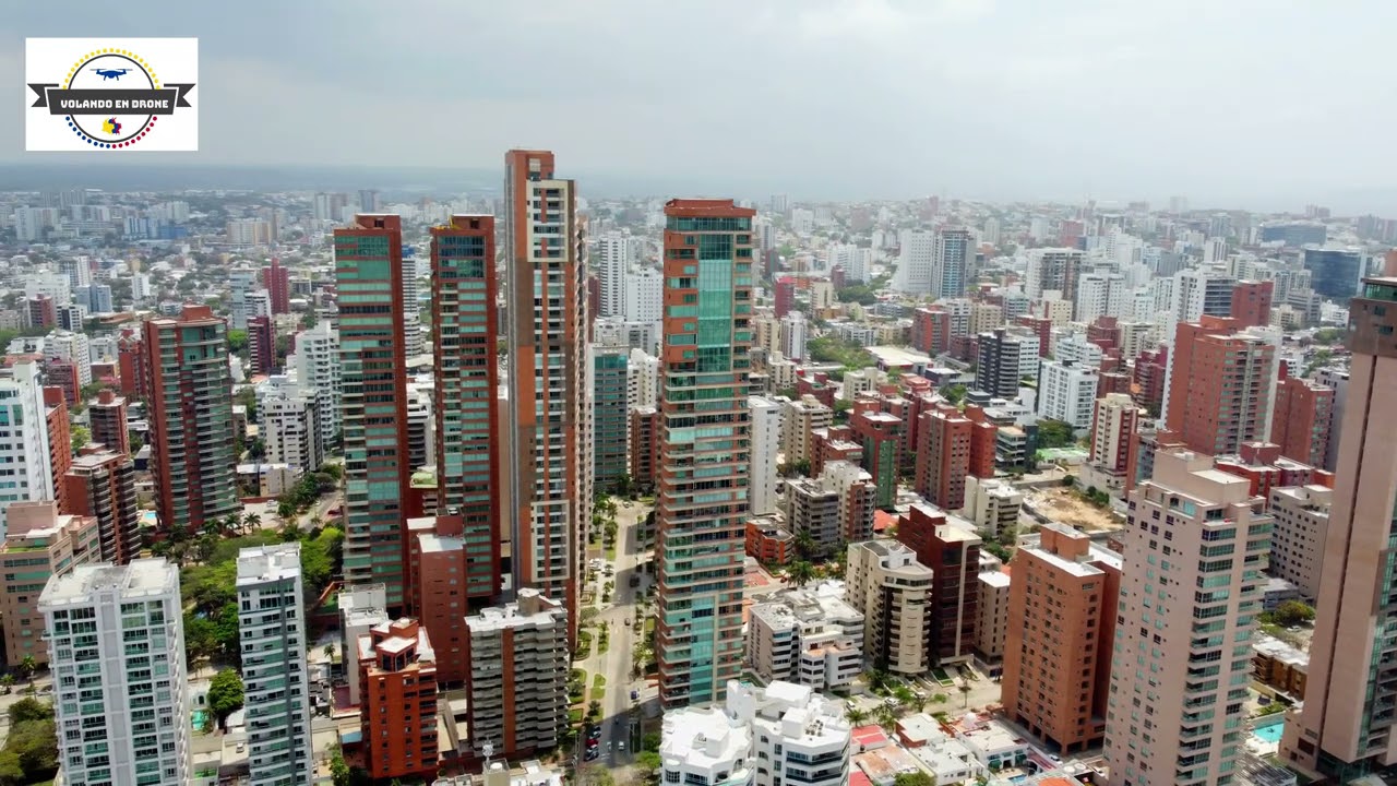 VOLANDO EN DRONE 4K - BARRANQUILLA -LAS TORRES DE CURRAMBA  -COLOMBIA