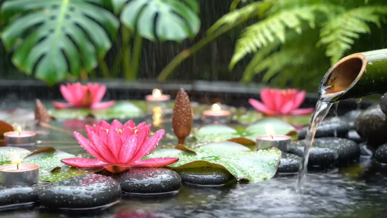 💧 “Healing Spa Water Sounds | Bamboo Fountain & Peaceful Nature Ambience”