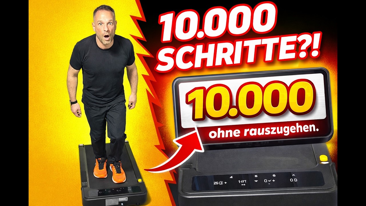 👉 10.000 Schritte täglich – ohne rauszugehen! 😳 Toputure Walking Pad Test