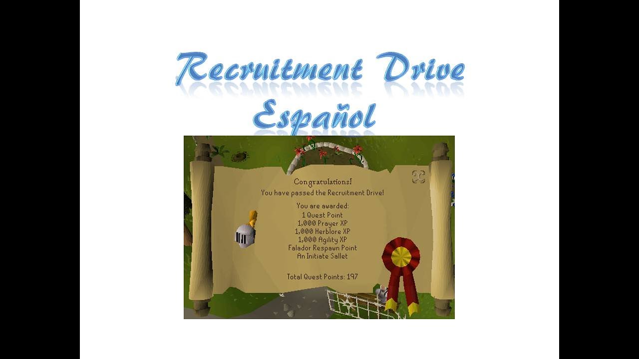 Recruitment Drive OSRS español