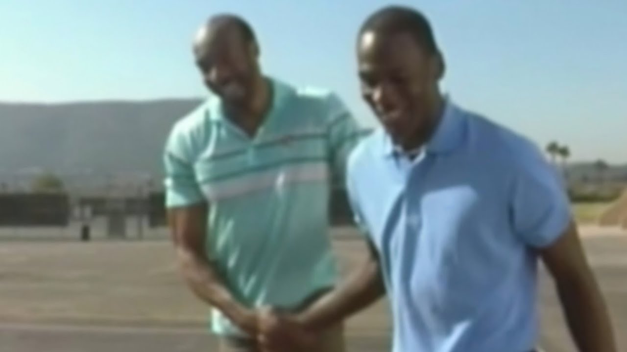 Michael Jordan v Nate Thurmond (one-on-one). MJ asks Nate about Wilt Chamberlain and Kareem | 1988