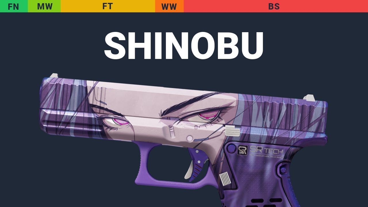 Glock-18 Shinobu - Skin Float And Wear Preview