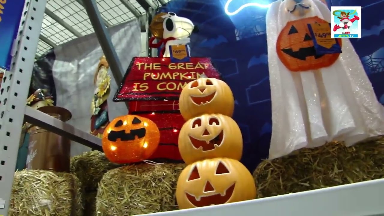 Анимированные тыквы Lowes на Хэллоуин 2024 года и потрясающие тыквы в натуральную величину
