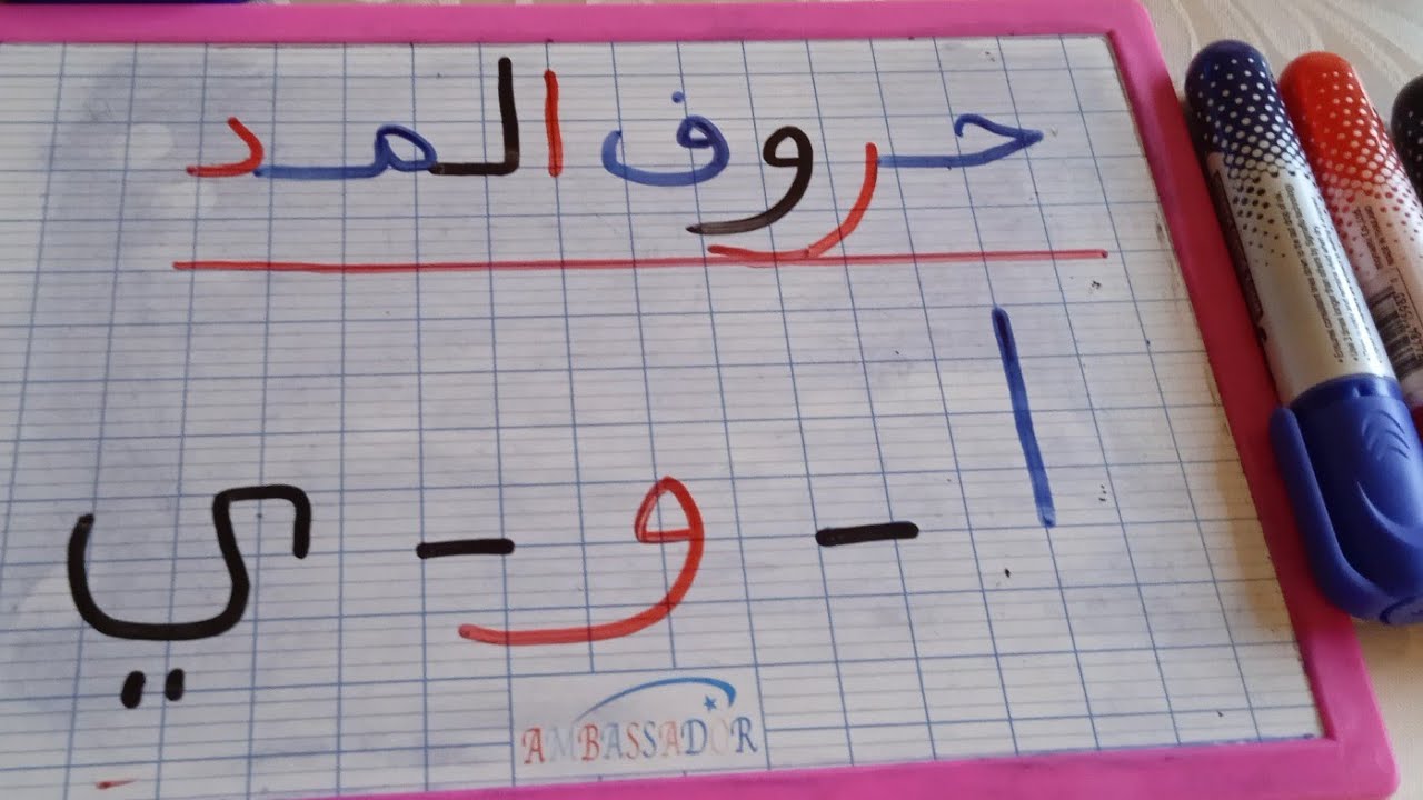 أساسيات اللغة العربية ✍️تعرف على حروف المد أو الحركات الطويلة✍️ هام جدا👍