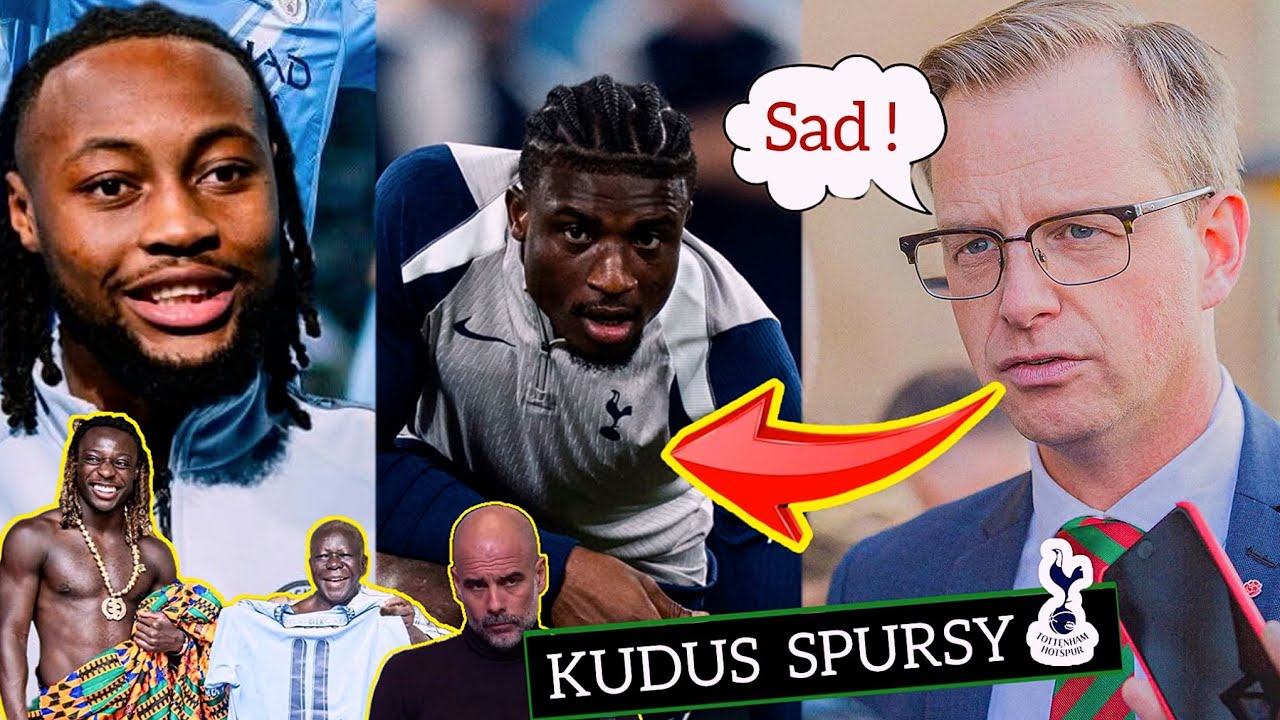 MOHAMMED KUDUS AND TOTTENHAM BAD NEWS! SEMENYO SPEAKS ON JEREMY DOKU MANCHESTER CITY.. BLACK STARS..