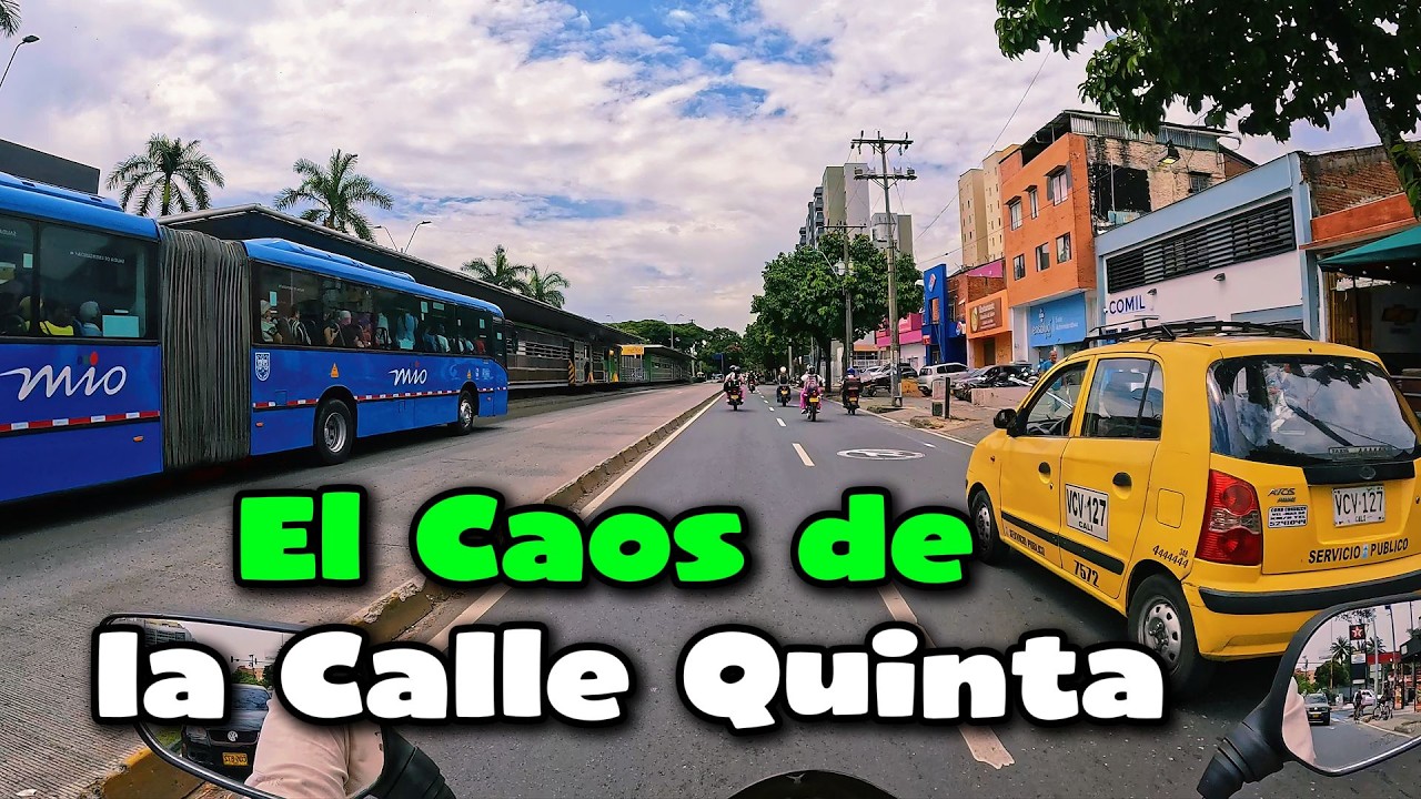 Así es el Tráfico en la Vía más Importante de Cali