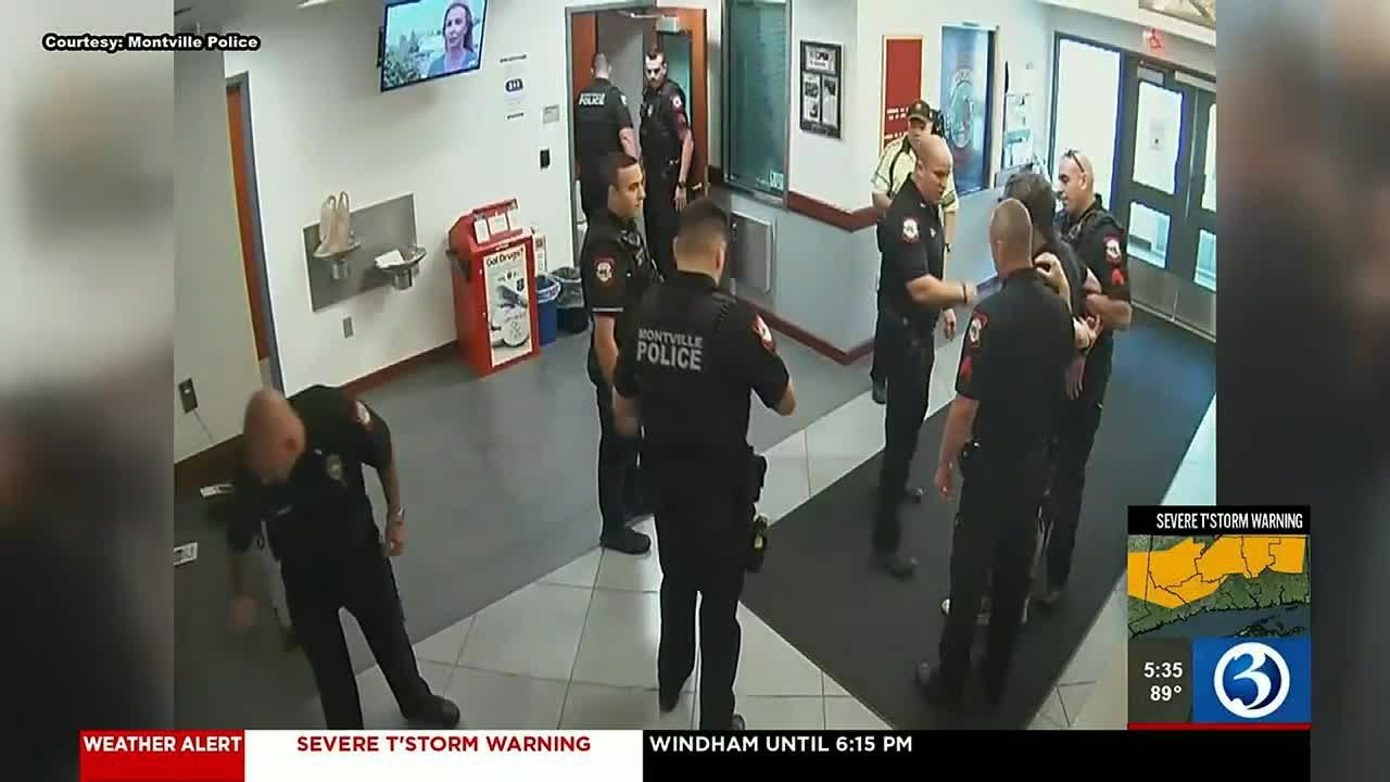 Officer's gun goes off during arrest