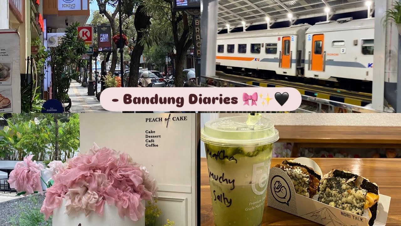 Bandung Vlog | Braga, Pvj, Peach of cake, Ramen, Feel Matcha, etc. 