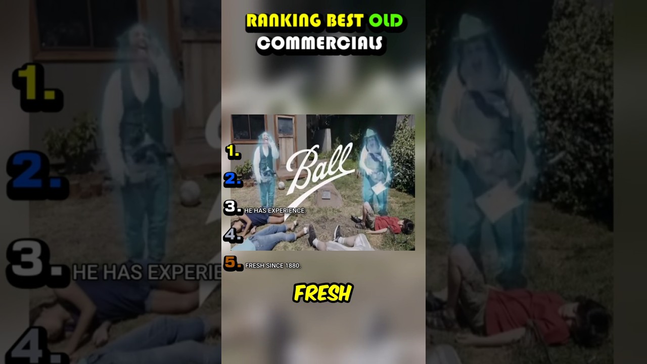 RANKING BEST OLD COMMERCIALS#shorts