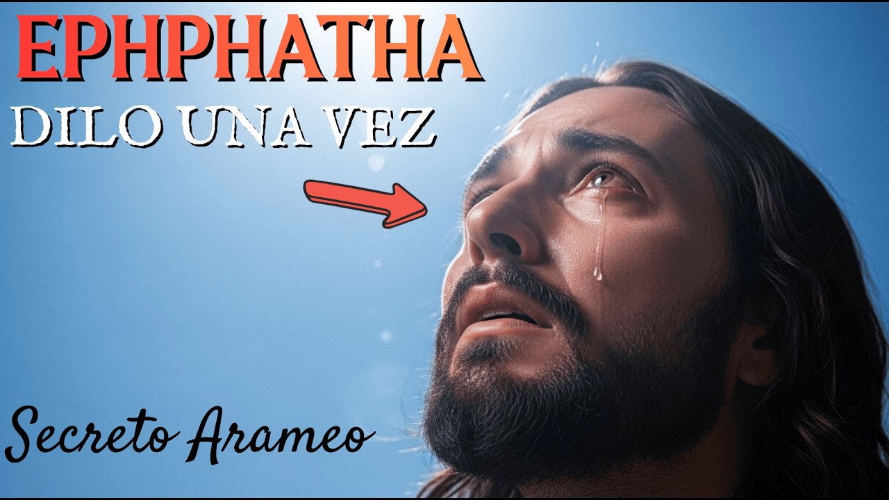 EPHPHATHA: La Palabra que Jesús Usó para Romper la Realidad (No es una Oración)