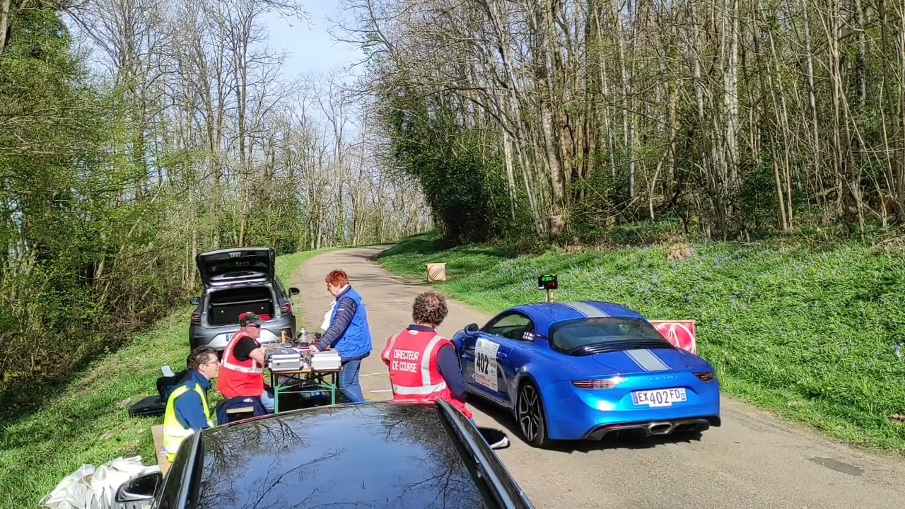 rallye de l'anguison 2024 : GACOGNE 1ER passage  en temps réel.m #rallye