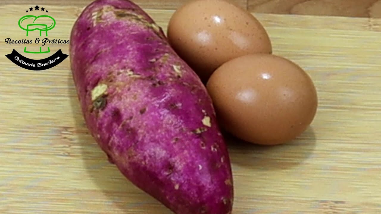 PANQUECA DE BATATA DOCE!! MUITO SAUDÁVEL E DELICIOSO!