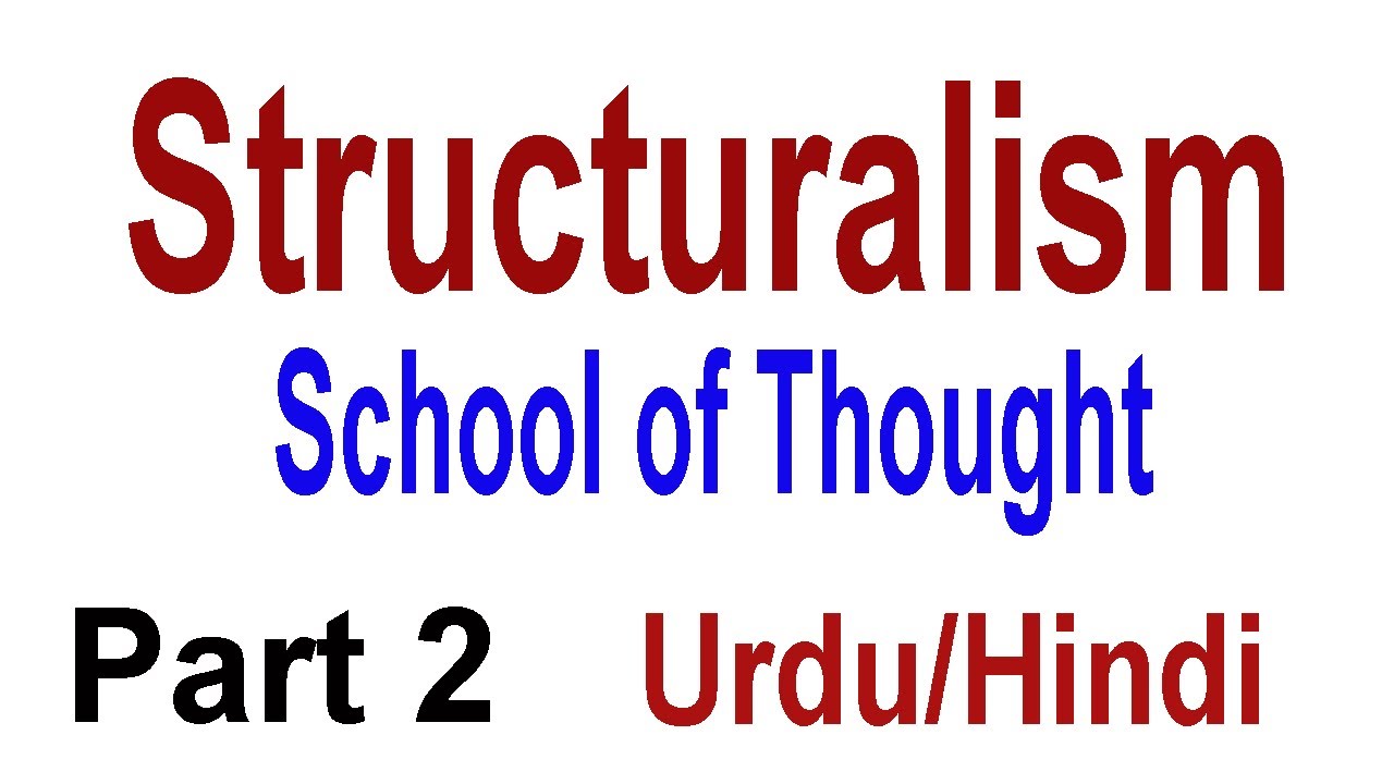 What is Structuralism in psychology | Structuralism School of Thought | Part 2| Urdu/Hindi