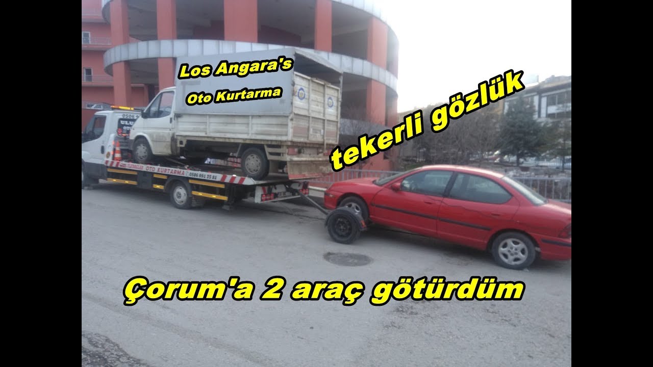 Çorum oto Kurtarma / Çorum'a İki Araç Çektim / Dolly yine İşime Çok Yaradı