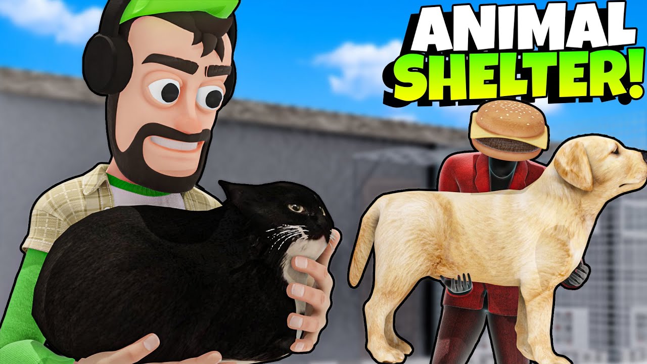 Me and Camodo Opened an ANIMAL Shelter For Cats and Dogs!