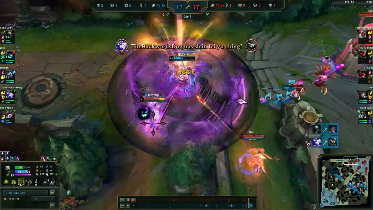 Lethality urgot two taps from ahead