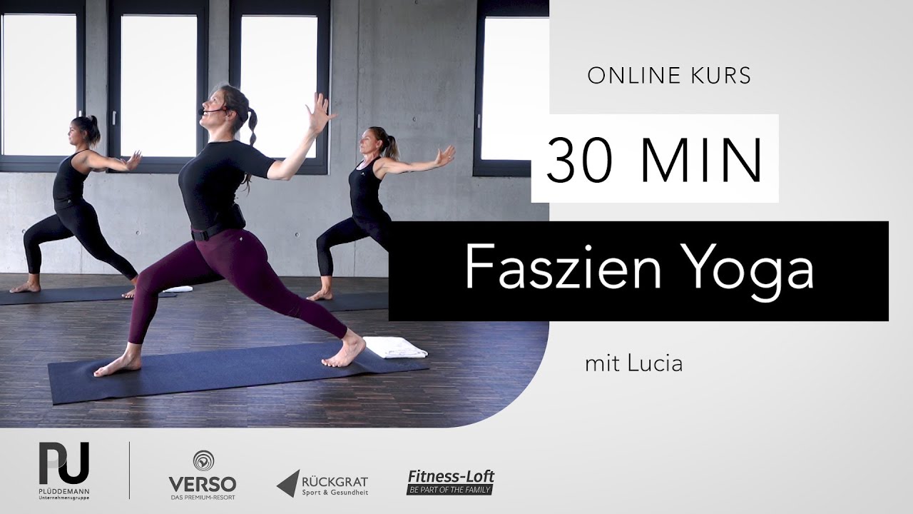 FASZIEN YOGA mit Lucia &hearts;︎ / 30 Min. // Home Workout by Fitness-Loft Be part of the family