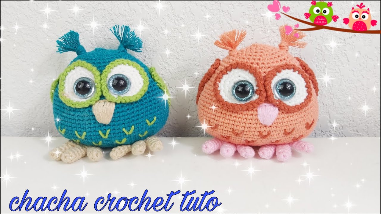 Tuto hiboux amigurumi au crochet très facile a réaliser 💕