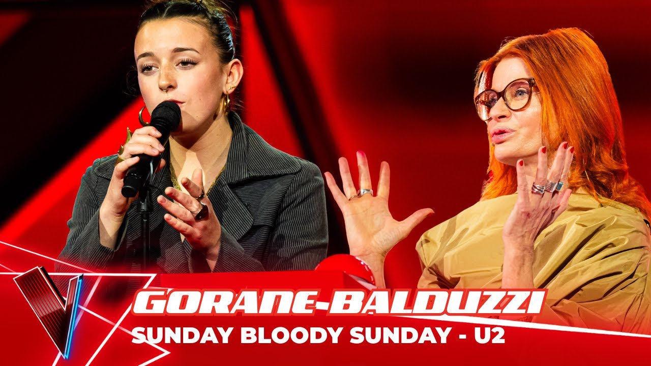 U2 - 'Sunday Bloody Sunday' ● Gorane Balduzzi | Blinds | The Voice Belgique Saison 12