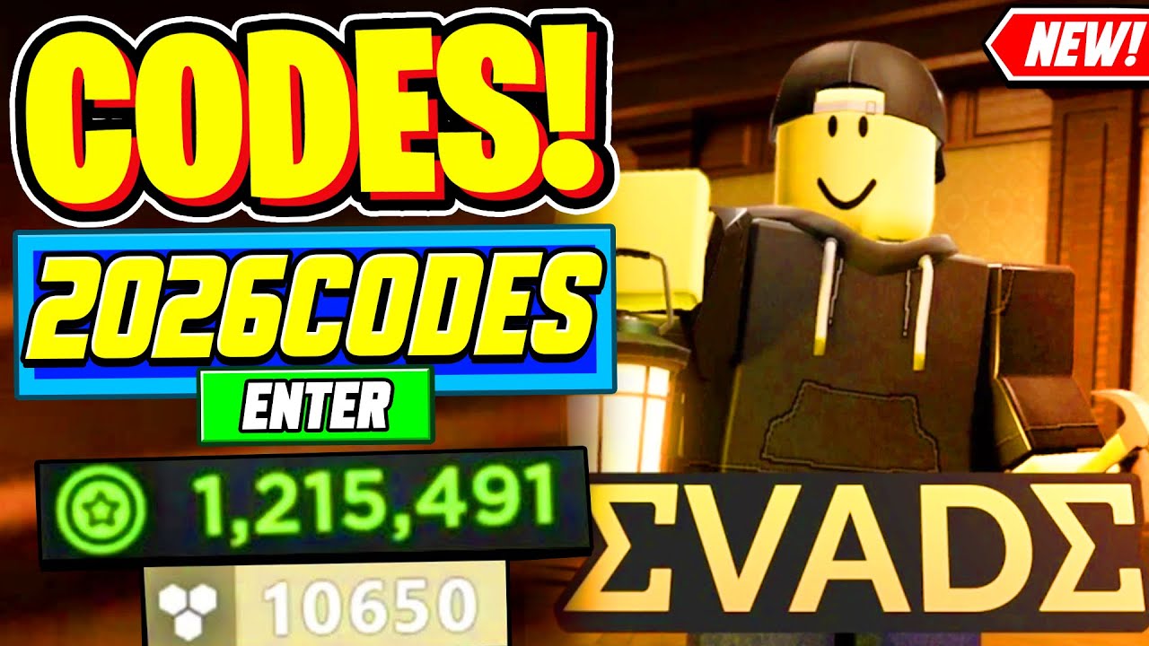 ⚠️Новое⚠️ ВСЕ РАБОЧИЕ КОДЫ для Evade 2026 - Roblox Evade Codes 2026