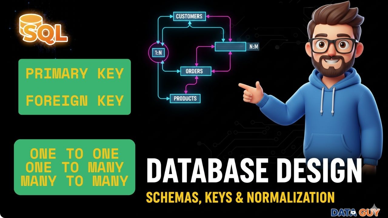 Database Design - Primary and Foreign Keys, Schemas and Database Relationships