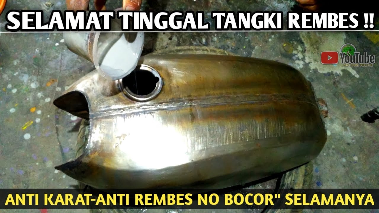 CARA MUDAH MENCEGAH KARAT DALAM TANGKI DENGAN EPOXY || DI JAMIN AMPUH NO BOCOR