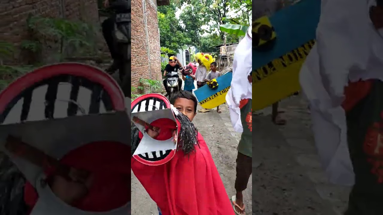 Konvoi barongan barongsai melvin cahya