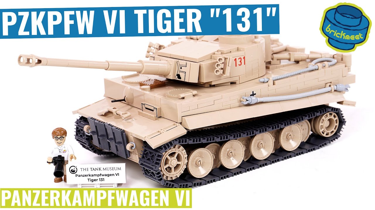 New Tiger 131 PzKpfw VI - Bigger & more detailed - COBI 2556 (Speed Build Review)
