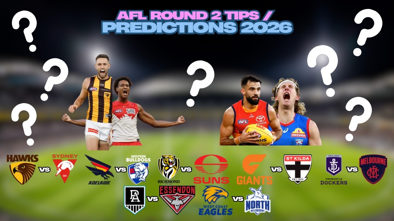AFL Round 2 Tips 2026