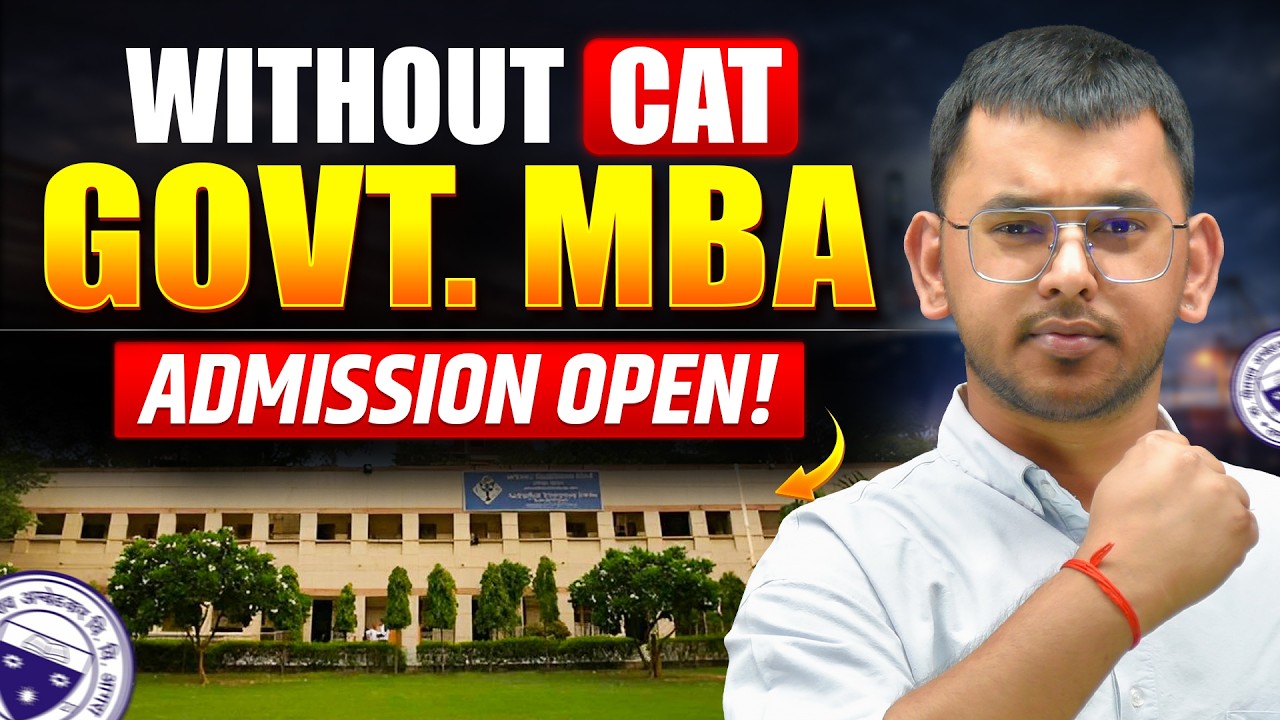 Without CAT Govt MBA College Admission Open 😱 | Low Fees Delhi Govt MBA College 2026! | MBA360