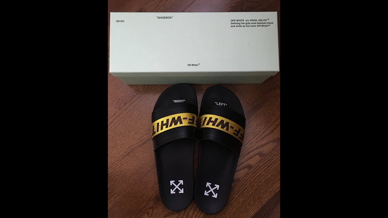NEW Off-White Men’s Slides Unboxing, Try-On and Review | CVlogs