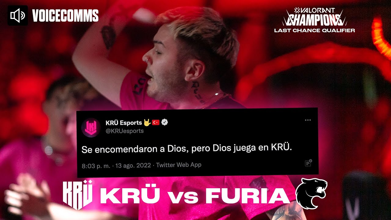 VOICECOMMS VS FURIA - Valorant LCQ | KRÜ Esports