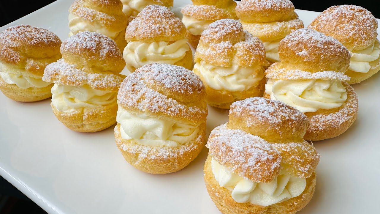 Choux a la creme - un desert elegant, clasic si ușor de realizat