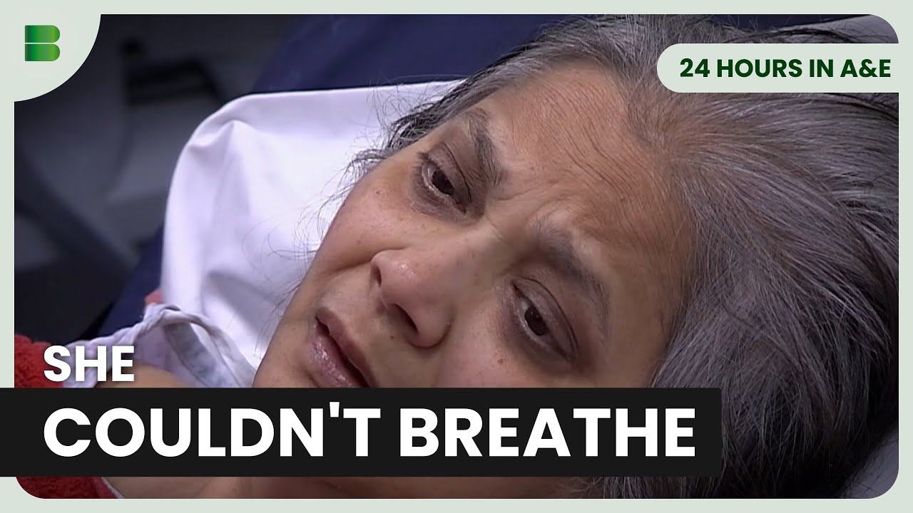 Женщина потеряла сознание от инсульта в больнице Святого Георгия.