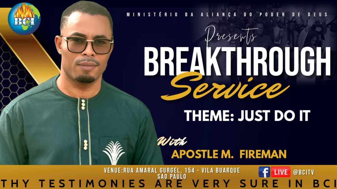 #BCI SUNDAY BREAKTHROUGH COVENANT SERVICE || WITH APOSTLE MALIK FIREMAN  08-02-2026