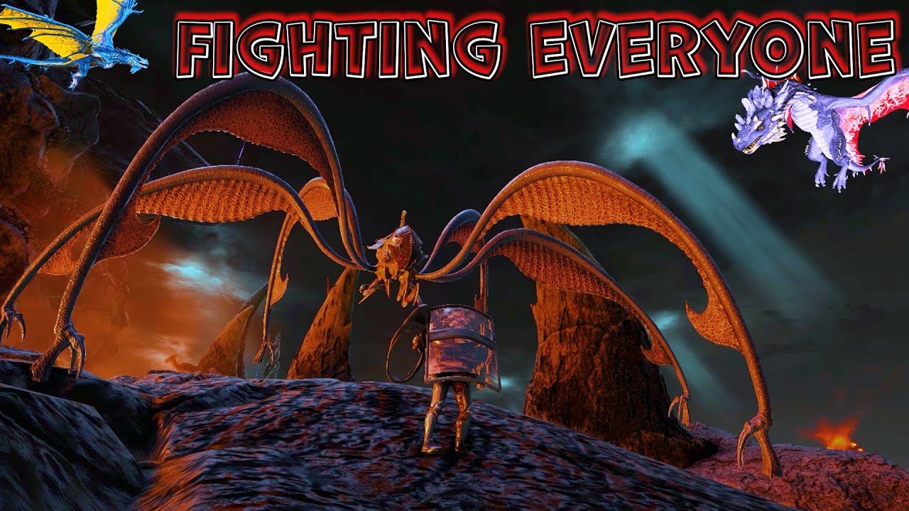 Trying To Take On Ark's Busiest PVP Server Solo!
