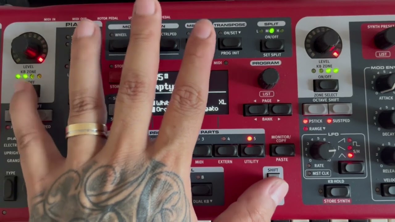 COMO FAZER SPLIT E COMO SALVAR UMA PROGRAMAÇÃO NO NORD STAGE 3