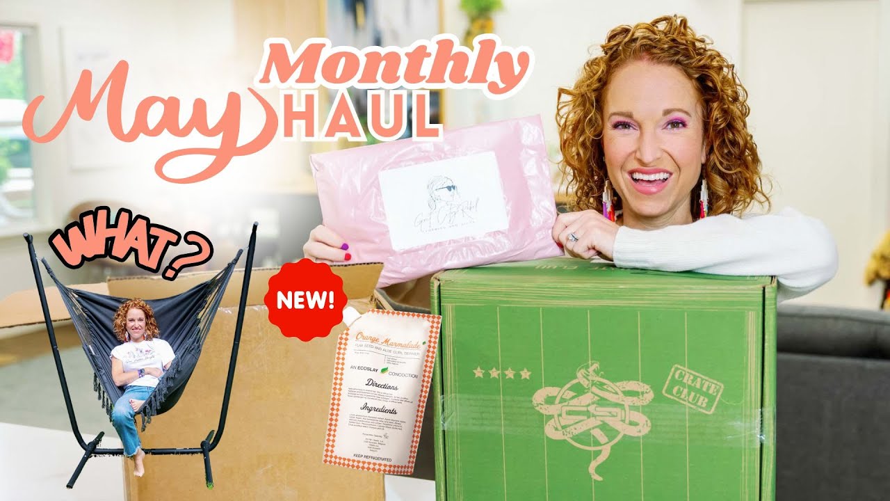 May 2024 Monthly Haul | A Little Something for Everyone | Ecoslay - Crate Club - Amazon Finds