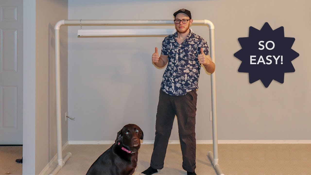 DIY Grow Light Stand