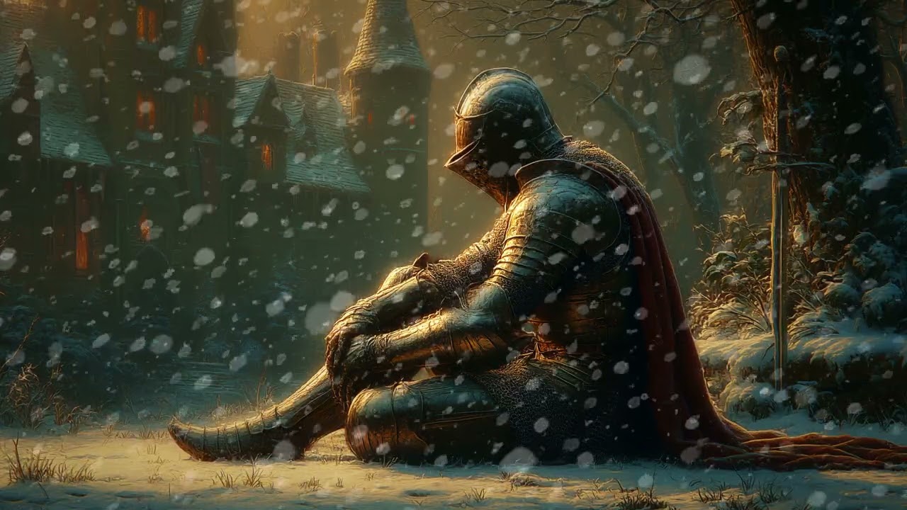 Find Peace in Winter’s Embrace | 10 Hours of Calm Ambient Snowfall